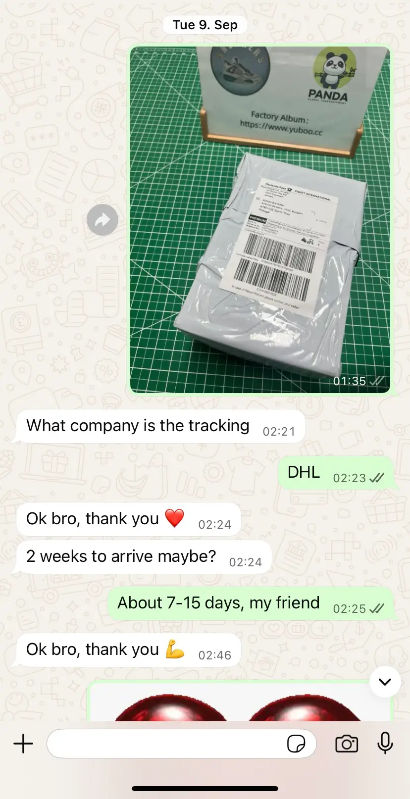 Customer feedback record 2
